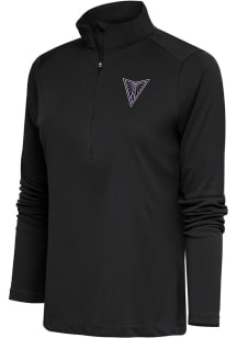 Antigua Golden State Valkyries Womens Grey Tribute Qtr Zip Pullover