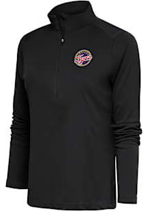 Antigua Indiana Fever Womens Grey Tribute Qtr Zip Pullover
