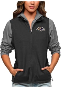 Antigua Baltimore Ravens Womens Black Course Vest