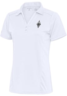 Antigua Las Vegas Aces Womens White Tribute Short Sleeve Polo Shirt