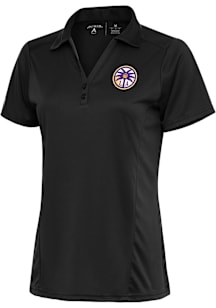 Antigua Los Angeles Sparks Womens Grey Tribute Short Sleeve Polo Shirt