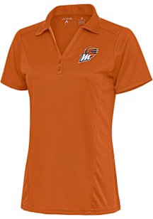 Antigua Phoenix Mercury Womens Burnt Orange Tribute Short Sleeve Polo Shirt