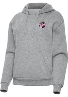 Antigua Indiana Fever Womens Grey Victory Hooded Sweatshirt