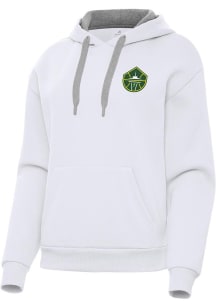 Antigua Seattle Storm Womens White Victory Hooded Sweatshirt