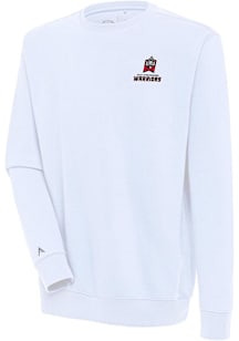 Antigua East Stroudsburg Warriors Mens White Victory Long Sleeve Crew Sweatshirt
