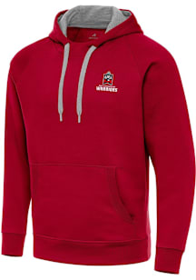 Antigua East Stroudsburg Warriors Mens Red Victory Long Sleeve Hoodie