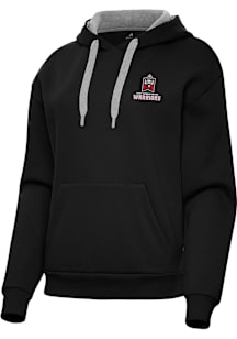 Antigua East Stroudsburg Warriors Womens Black Victory Hooded Sweatshirt