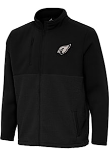 Antigua Arizona Cardinals Mens Black Carbon Daily Fused Medium Weight Jacket