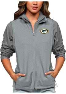 Antigua Green Bay Packers Womens Grey Course Vest