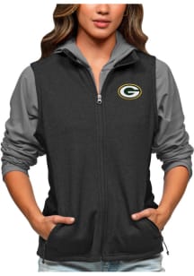 Antigua Green Bay Packers Womens Black Course Vest