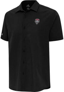 Antigua New Mexico Lobos Mens  Activate Short Sleeve Dress Shirt