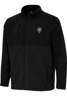 Antigua New Mexico Lobos Mens Black Daily Fused Medium Weight Jacket