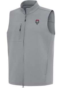 Antigua New Mexico Lobos Mens Grey Demand Sleeveless Jacket