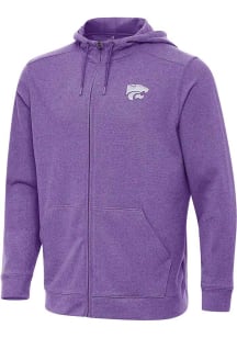 Mens K-State Wildcats Purple Antigua Effortless Light Weight Jacket