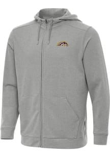 Mens Western Michigan Broncos Grey Antigua Effortless Light Weight Jacket