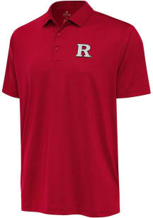 Mens Rutgers Scarlet Knights Red Antigua Ellipse Short Sleeve Polo Shirt