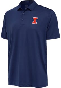 Illinois Fighting Illini Navy Blue Antigua Ellipse Big and Tall Polo