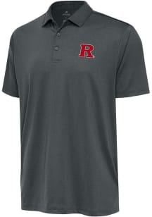 Rutgers Scarlet Knights Grey Antigua Ellipse Big and Tall Polo