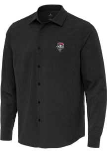 Antigua New Mexico Lobos Mens  Exposure Long Sleeve Dress Shirt