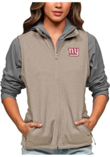 Antigua New York Giants Womens Oatmeal Course Vest