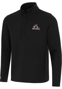 Antigua New Mexico State Aggies Mens  Insider Long Sleeve Qtr Zip Pullover