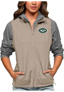 Antigua New York Jets Womens Oatmeal Course Vest