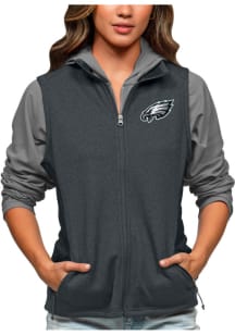Antigua Philadelphia Eagles Womens Charcoal Course Vest