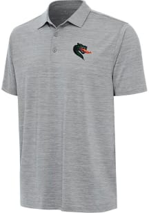 Antigua UAB Blazers Mens Grey Layout Short Sleeve Polo