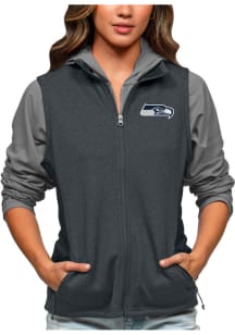 Antigua Seattle Seahawks Womens Charcoal Course Vest