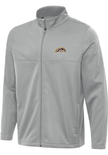 Mens Western Michigan Broncos Grey Antigua Links 2 Light Weight Jacket