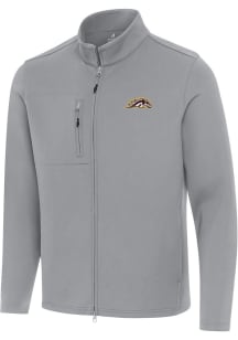 Mens Western Michigan Broncos Grey Antigua Objection Light Weight Jacket