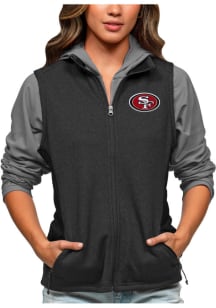 Antigua San Francisco 49ers Womens Black Course Vest