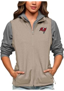 Antigua Tampa Bay Buccaneers Womens Oatmeal Course Vest