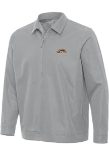 Mens Western Michigan Broncos Grey Antigua Pivot Light Weight Jacket