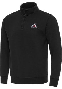 Antigua New Mexico State Aggies Mens  Victory Long Sleeve Qtr Zip Pullover