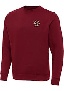 Antigua Boston College Eagles Mens Cardinal Victory Long Sleeve Crew Sweatshirt
