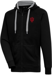 Mens Indiana Hoosiers  Antigua Victory Long Sleeve Full Zip Jacket