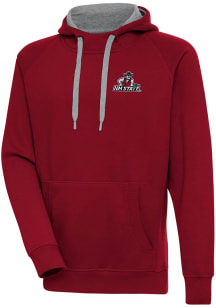 Antigua New Mexico State Aggies Mens Cardinal Victory Long Sleeve Hoodie