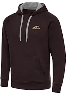 Antigua Western Michigan Broncos Mens Brown Victory Long Sleeve Hoodie