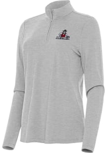 Antigua New Mexico State Aggies Womens Grey Bright Qtr Zip