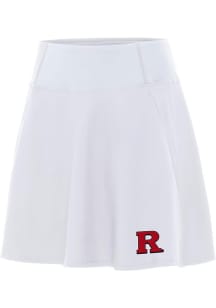 Antigua Rutgers Scarlet Knights Womens White Chip Skort Skirt