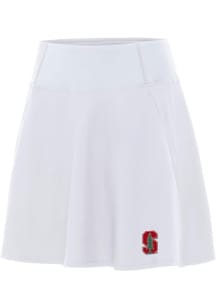 Antigua Stanford Cardinal Womens White Chip Skort Skirt