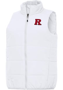 Womens Rutgers Scarlet Knights White Antigua Experience Vest