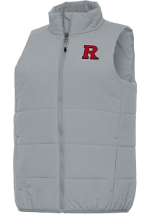 Womens Rutgers Scarlet Knights Grey Antigua Experience Vest