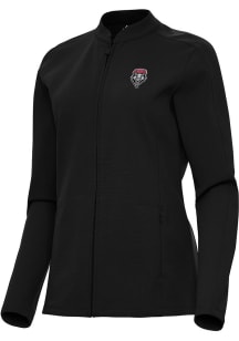 Antigua New Mexico Lobos Womens Black Regard Light Weight Jacket