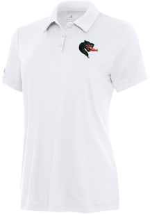 Antigua UAB Blazers Womens White Reprocess Recycled Short Sleeve Polo Shirt