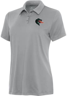 Antigua UAB Blazers Womens Grey Reprocess Recycled Short Sleeve Polo Shirt