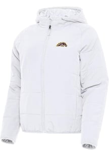 Womens Western Michigan Broncos White Antigua Universe Filled Jacket