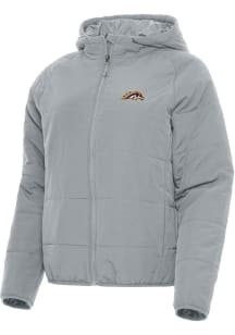 Womens Western Michigan Broncos Grey Antigua Universe Filled Jacket