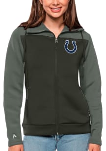Antigua Indianapolis Colts Womens Grey Protect Medium Weight Jacket